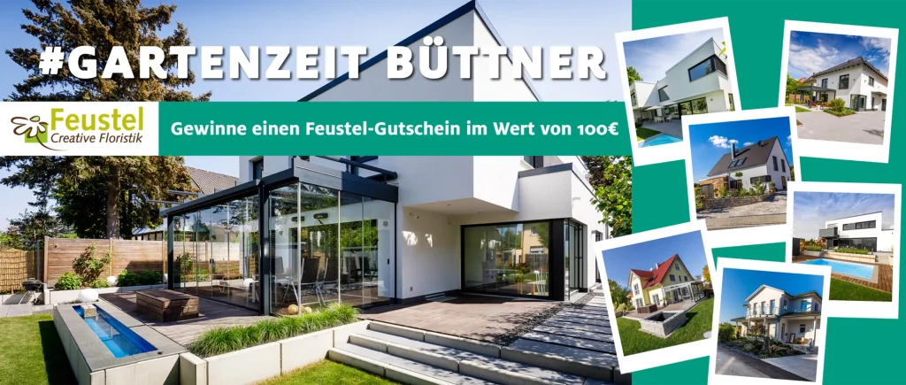 #GARTENZEIT BÜTTNER - Gewinnspielanzeige für Feustel Floristik