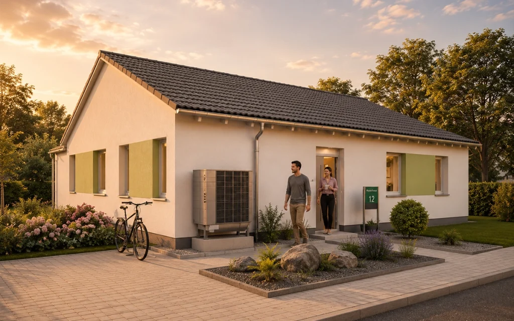 Die ausgewogenen Proportionen und die elegante Dachgestaltung verleihen dem Haus eine zeitlose und hochwertige Architektur.
