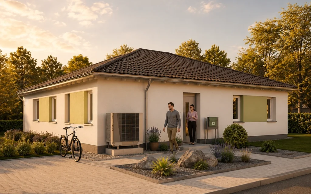 Die ausgewogenen Proportionen und die elegante Dachgestaltung verleihen dem Haus eine zeitlose und hochwertige Architektur.