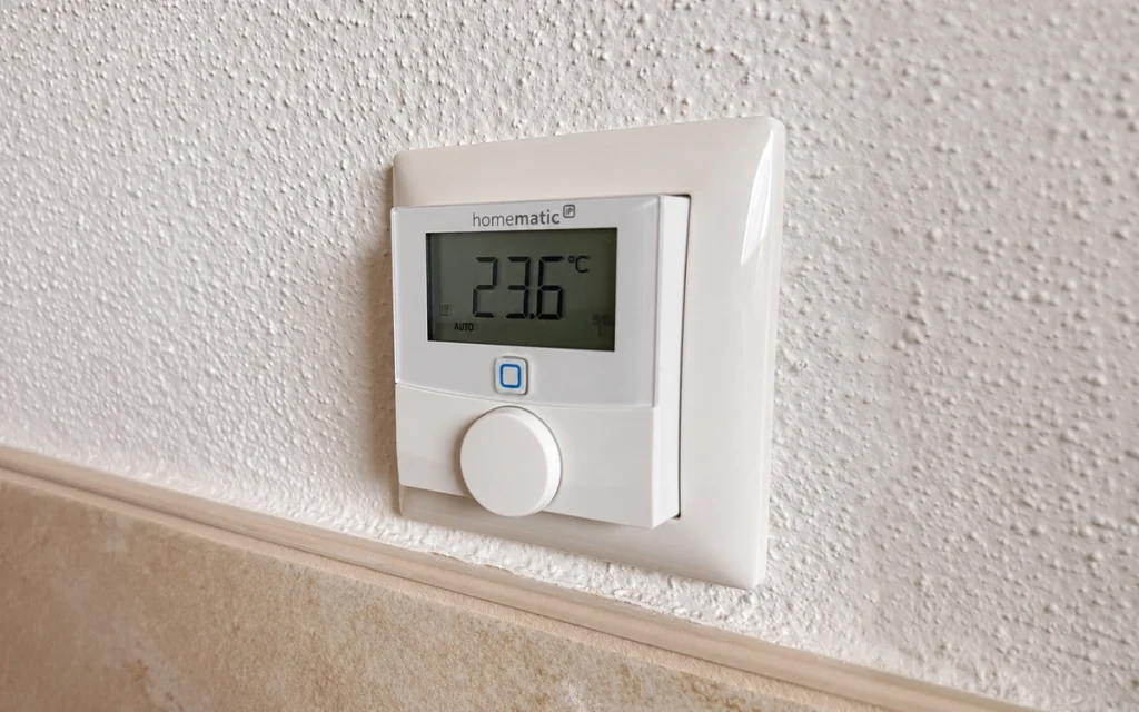 gitale Raumtemperatursteuerung für die Heizungsregelung